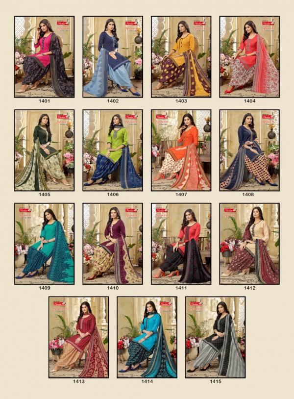 Navkar Sindoor Vol-14 Cotton Print Exclusive Look Readymade Suit